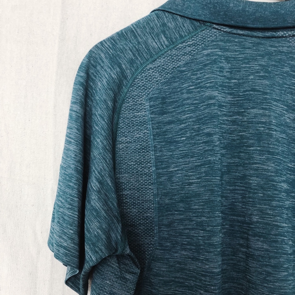 Lululemon Metal Vent Tech Polo - Teal - Picture 5 of 7